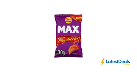 Walkers Max Extra Flamin Hot Crisps G Nectar Price At Sainsbury S