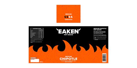 Eaken Hot Sauce Brand Identity And Packaging Design On Behance