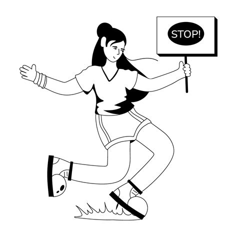 Trendy Stop Board 34091241 Vector Art At Vecteezy