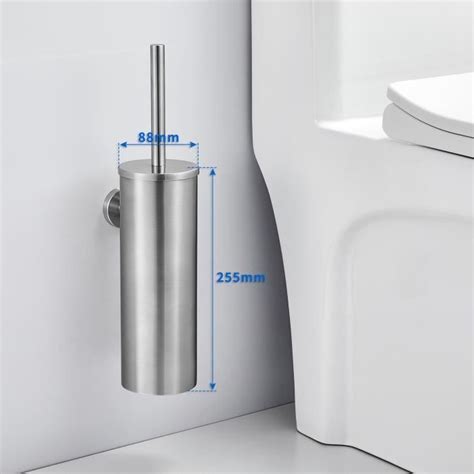 Auralum Brosse Toilette Mural En Acier Inox Brosse Wc Avec Support