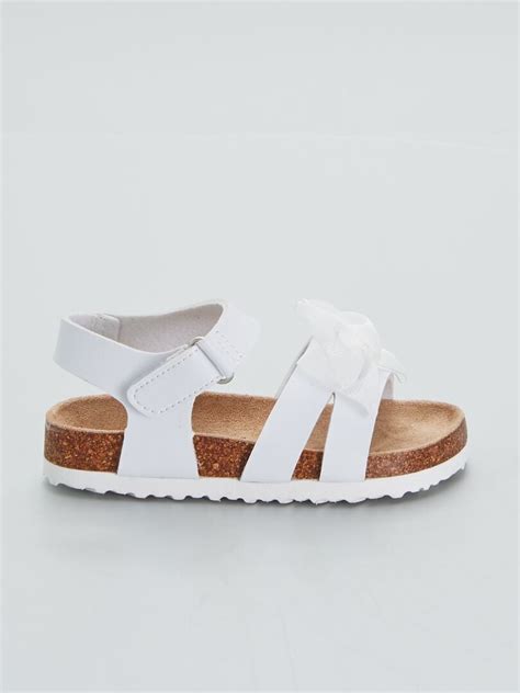 Sandalias Con Lazos Blanco Kiabi 18 00