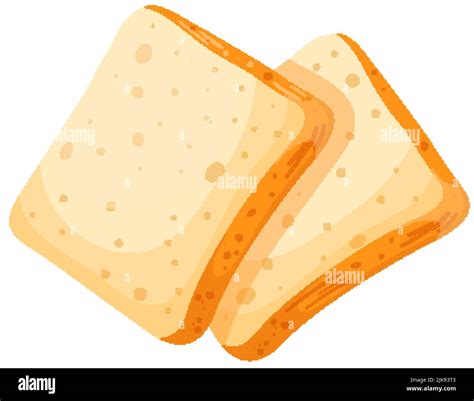 Toast Bread Cartoon Vector Illustration Stock Vector Image Art Alamy