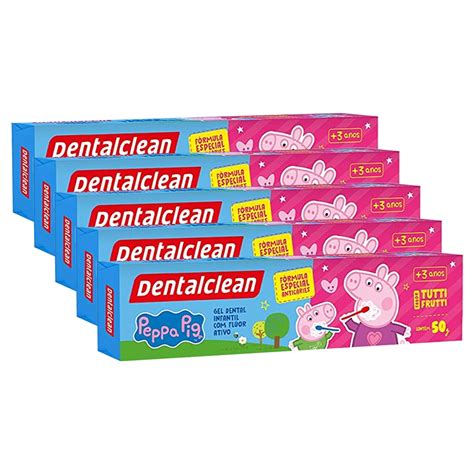 Kit Creme Dental Infantil Peppa Pig Fluor Tutti Fruti