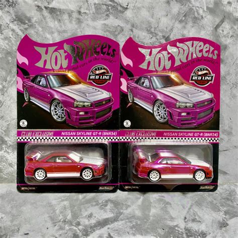 Jual Hot Wheels Nissan Skyline R Rlc Pink And Soft Pink Variant Set Jakarta Barat
