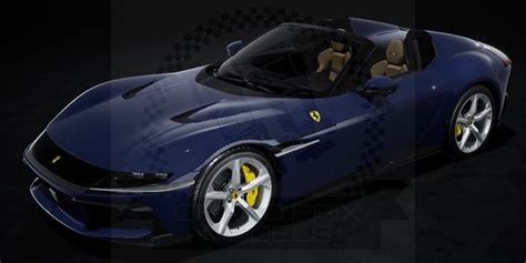 Ferrari 12 Cilindri Spider 2024 Blue By Looksmart