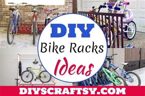 35 DIY Bike Rack Ideas To Keep Your Ride Safe - DIYsCraftsy