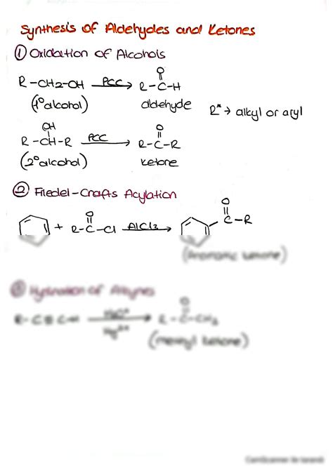 SOLUTION Organic Chemistry Aldehydes And Ketones Studypool