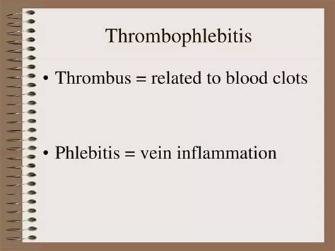 Ppt Thrombophlebitis Powerpoint Presentation Free Download Id 1058279