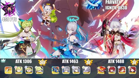 Honkai Impact Rd Ex Abyss Nirvana D Parvati Ignite Pts