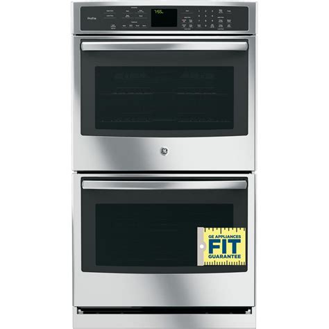 Ge Profile In Double Electric Wall Oven With Convection Upper Oven