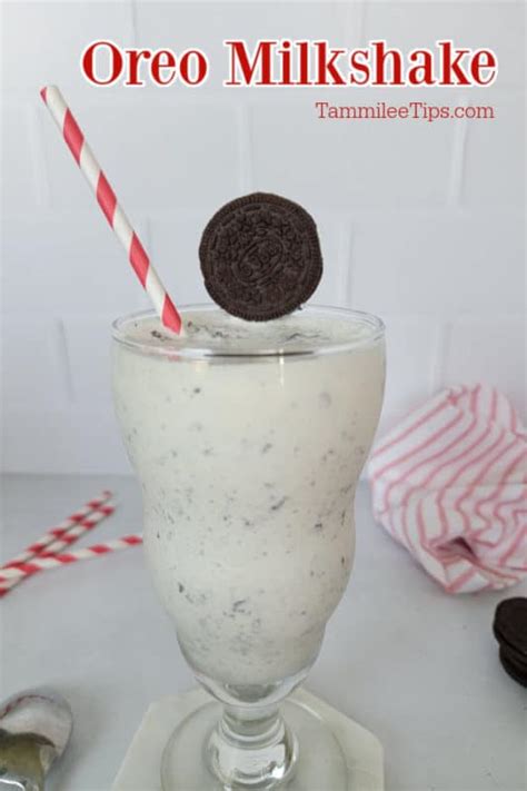 How To Make Oreo Milkshake Recipe Tammilee Tips