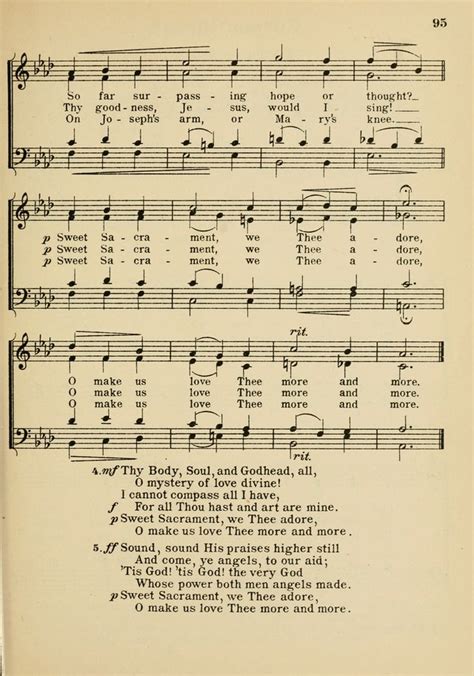 Catholic Church Hymnal With Music 73a Jesus My Lord My God My All