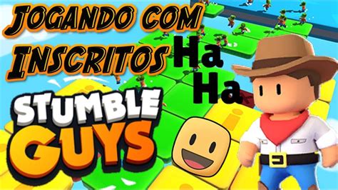 Jogando Stumble Guys E Zerando O Blockdash Em Live Inscritos