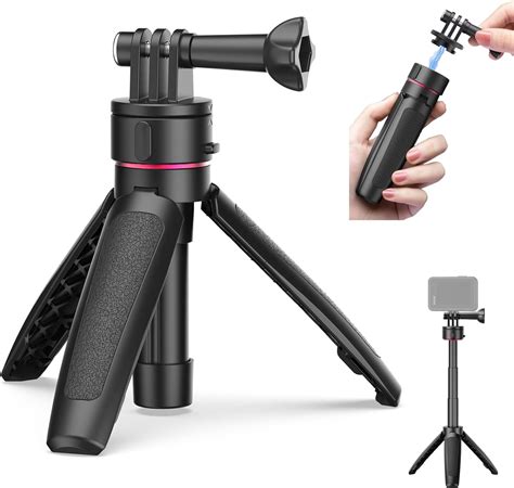 HAFOKO Mini trípode para Gopro extensible selfie Stick Handle trípode