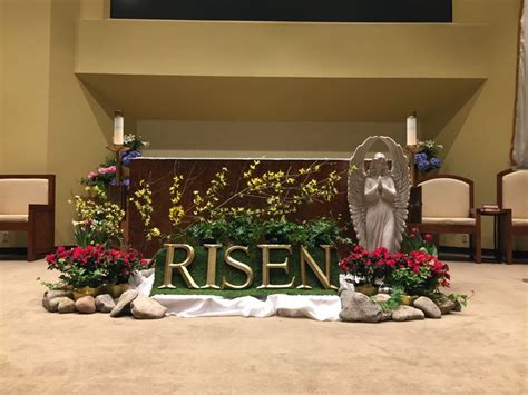 Easter Altar Church Easter Decorations Easter Decorations Christian Church Easter Church