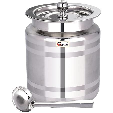 Buy Maru Stainless Steel Ghee Pot Container For Kitchen Ghee