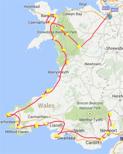 Road Trip Itinerary 11 Incredible Places To Visit In Wales Wales Travel Road Trip Uk Road