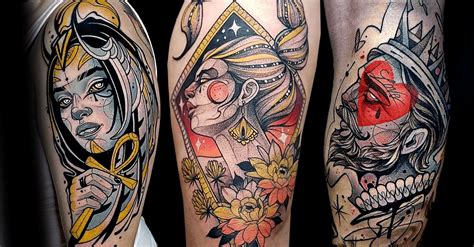 Neo Traditional Tattoos Timeless Classic Designs