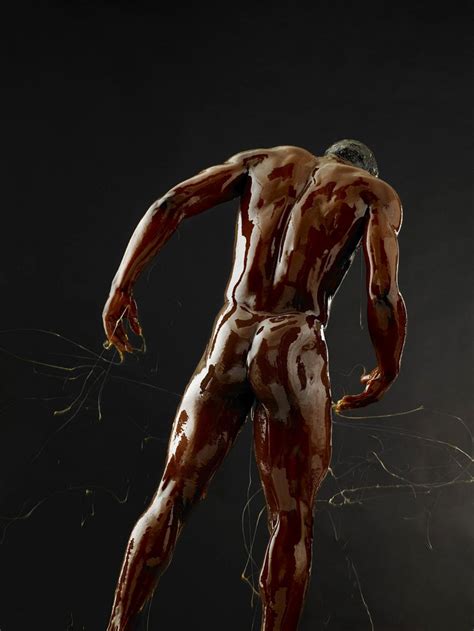 Golden Honey Dripped Over Naked Models To Create Interesting Sculptures Creative Boom