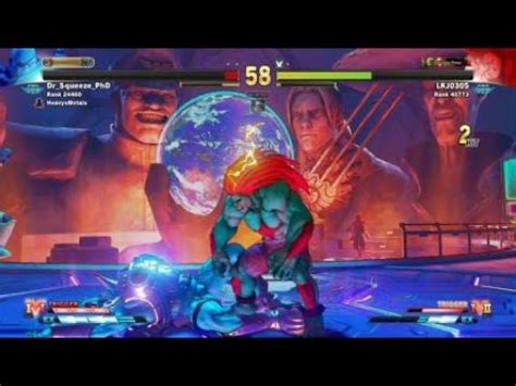 STREET FIGHTER V SAGAT PLAYER RAGE QUITTER FOR 2ND RANKED MATCH I WON