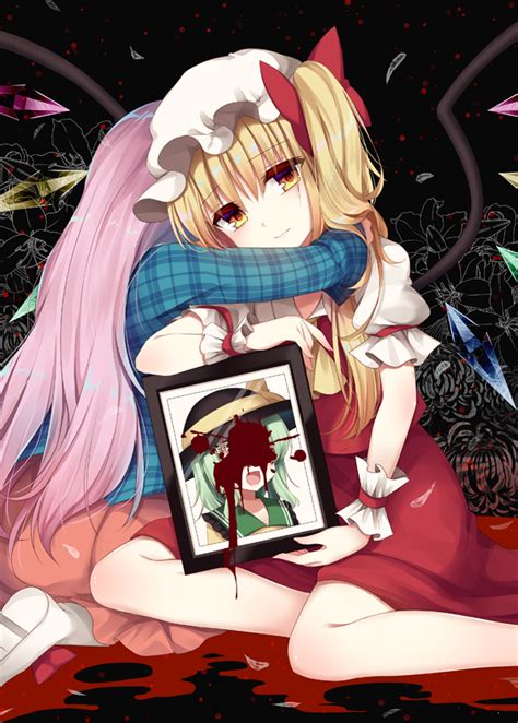 Flandre Scarlet Komeiji Koishi And Hata No Kokoro Touhou Drawn By