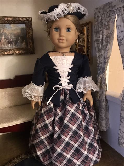 Independence Day Colonial Dress For American Girl Elizabeth Etsy Doll Clothes American Girl