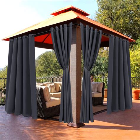 Amazon Bonzer Waterproof Outdoor Curtains For Patio Cabana Deck