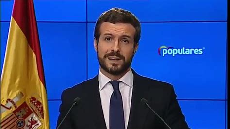 Pablo Casado S Nchez Est Encontrando En El Pp M S Lealtad Que En Sus