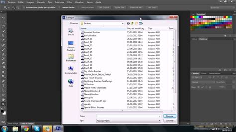 Photoshop Cs6 Introdução Adicionando Brushes Styles Youtube