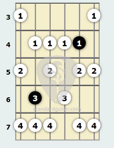 D Altered Scale Standard Guitar