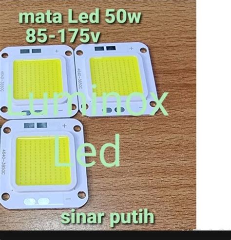 Jual Mata Led Pju Cobra Watt W Chip Hpl Cob Segi Sorot Tembak Led