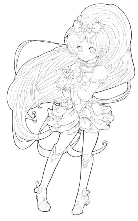 Dive Into The World Of Anime With Printable Coloring Pages