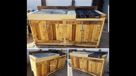 Cocina Hecha Con Tarimas Palets Kitchen Made With Pallets English