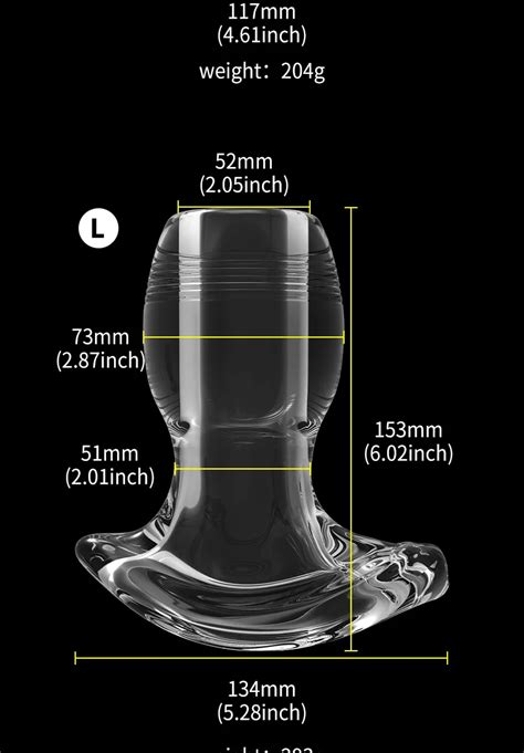 Plug Plug Anal Creux Lumineux Tunnel Extenseur Godemichet Anal