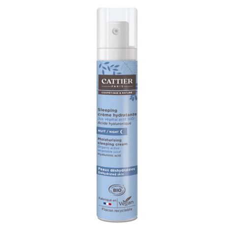 Cattier Moisturising Sleeping Cream Dehydrated Skins Tradehouse