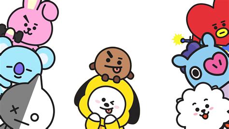 RJ BT21 Desktop Wallpapers Top Free RJ BT21 Desktop Backgrounds