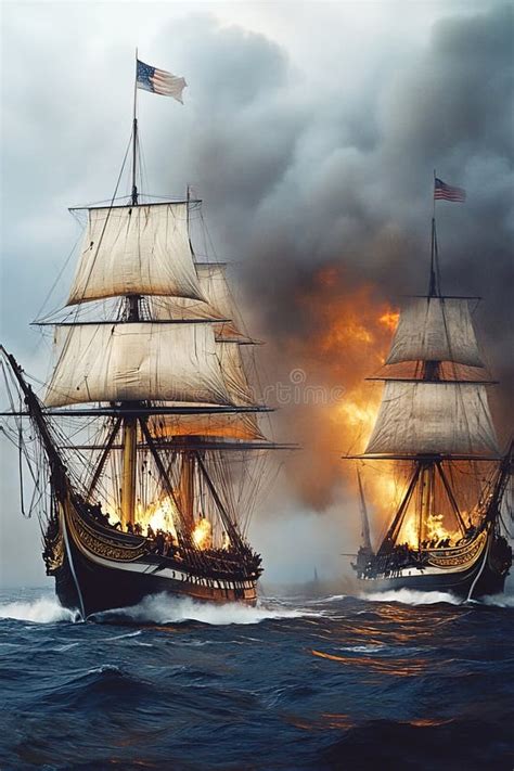 Battle Between American Frigate Uss Constellation And French Frigate