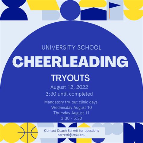 Cheerleading Tryouts