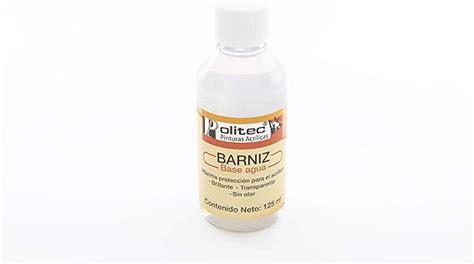 Barniz Brillante Politec Ml Base Agua Amazon Mx Herramientas