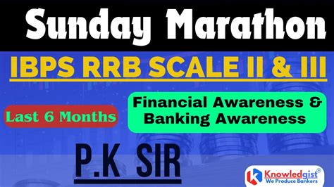 IBPS RRB GBO Scale 2 3 Banking Financial Awareness Sunday