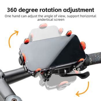 ROCKBROS 2521002300 ROCKBROS Bicycle Cell Phone Mount Motorcycle