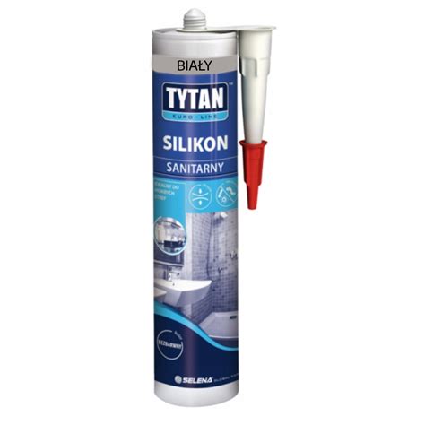 Silikon sanitarny Tytan biały 280 ml 23 zł Silikony Chemia