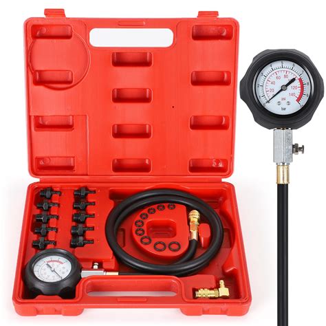 Snapklik Oil Pressure Tester Kit Pressure Gauge Kit Psi