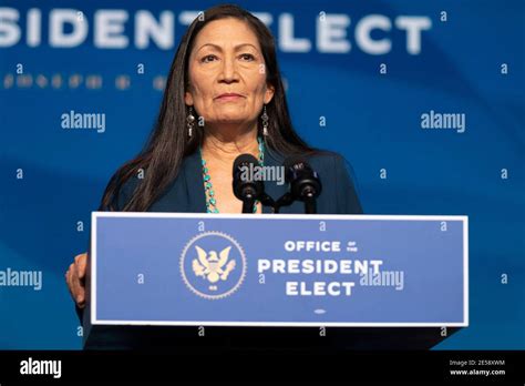 Congresswoman Deb Haaland Delivers Remarks After Being Introduced As Us