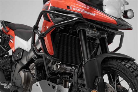 Defensas Superiores Sw Motech En Negro Para Suzuki V Strom