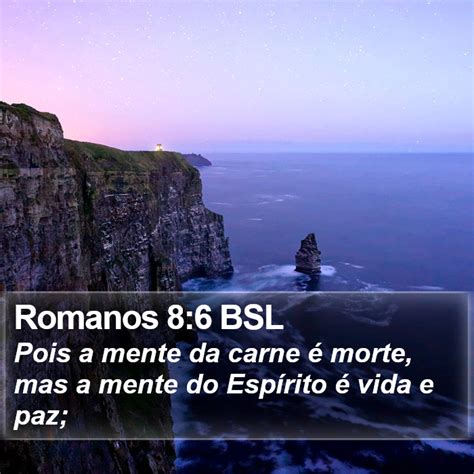 Romanos Bsl Pois A Mente Da Carne Morte Mas A Mente Do