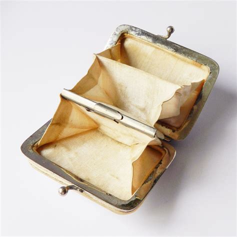 Antique Mother Of Pearl Coin Purse