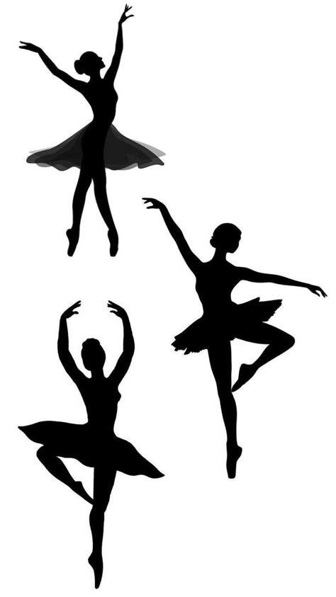 Silueta De Bailarina Para Dibujar Clipart 904690 Pinclipart Artofit