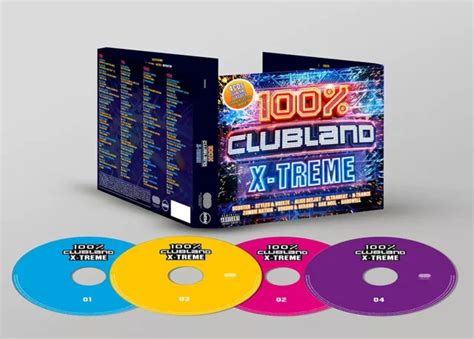 100 CLUBLAND X Treme 4 x CD neuf et scellé Hardcore Dance années