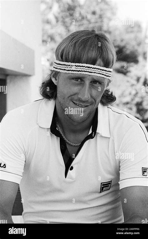 Björn Borg schwedischer Tennisspieler Deutschland um 1980 Swedish